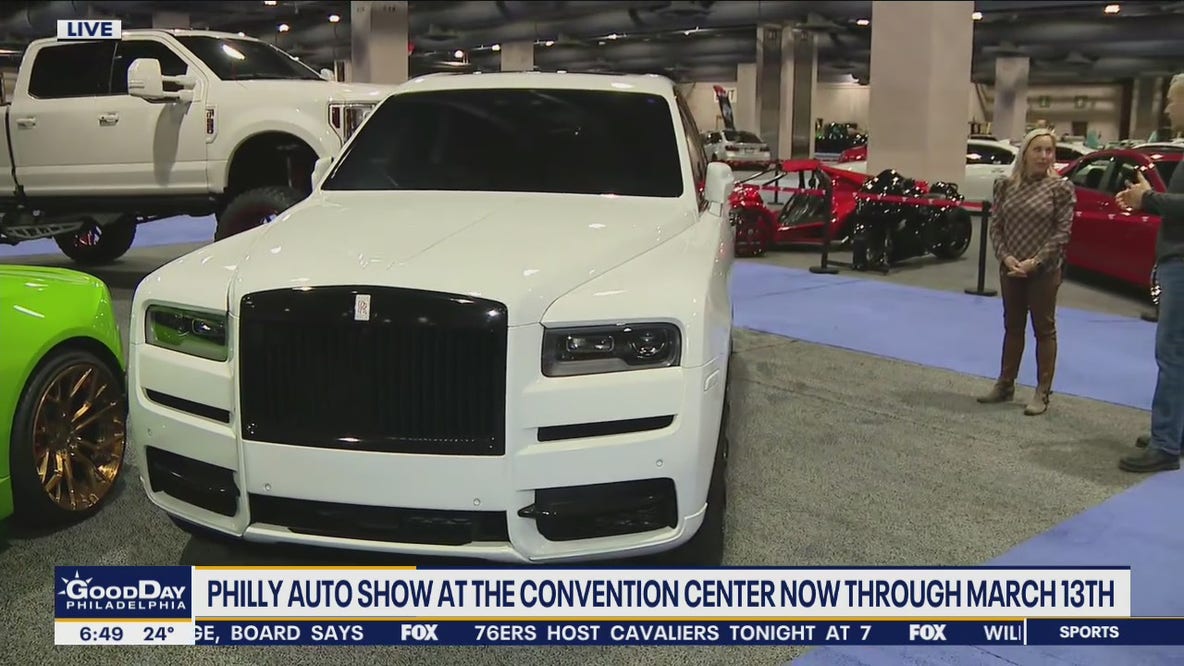 Cars belonging to Eagles players, other celebrities on display at Philly Auto Show